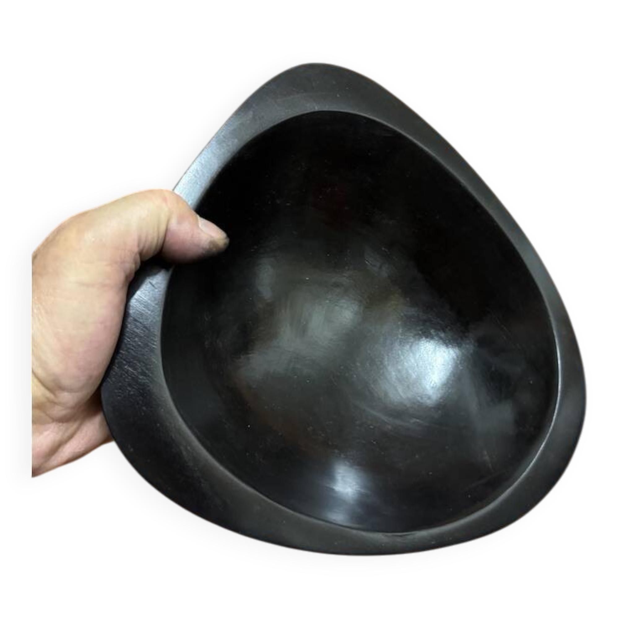 corbeille a fruit bois noir signé