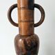 Decorative vase turned from solid olive wood – vintage