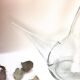 Spanish glass porron pitcher