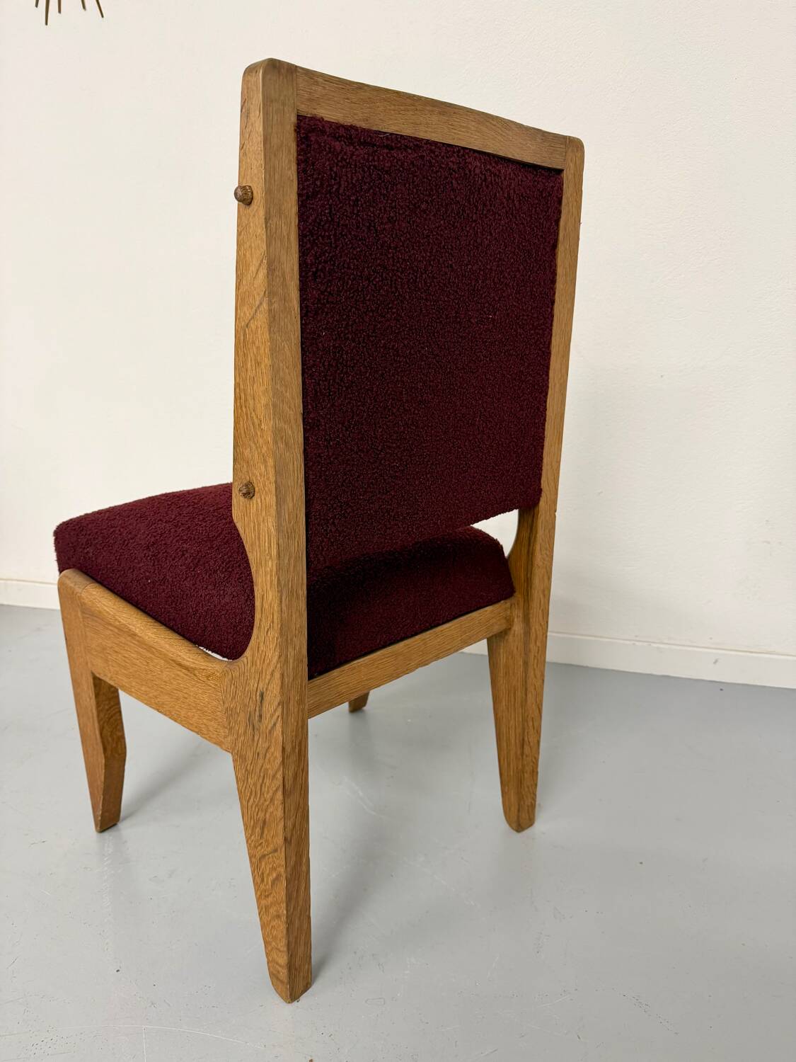 Vintage Guillerme & Chambron designer armchair from the 1960s