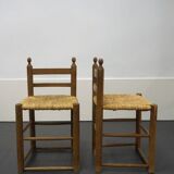 Paire de chaises d'enfant