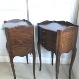Pair of Louis XV-style bedside tables
