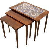 Tables gigognes en palissandre 'Fensmark'