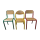 Chaises maternelles vintage