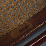 Original vintage Thonet design bistro chair with matte seat