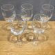 Series of glasses engraved in crystal wheat ears 5 glasses water and 5 glasses of wine