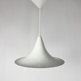 Vintage metal trumpet pendant, 1970s