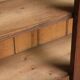 Antique English oak bookcase / shelving unit from the mid-19th century