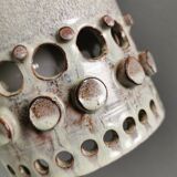 Beautiful, cylinder-shaped hanging lamp in ceramic.