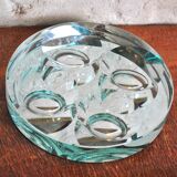 Mid-Century bevelled glass bowl by Fontana Arte, 1960s