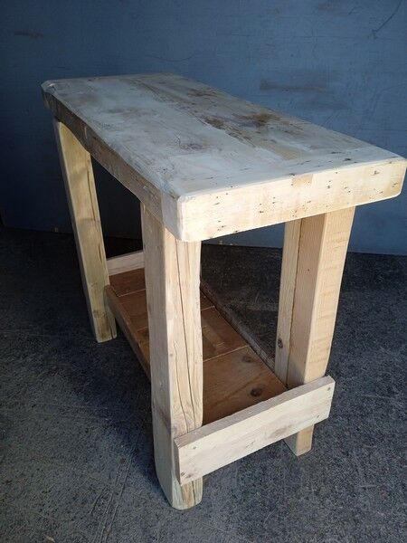 Established 100cm natural solid wood