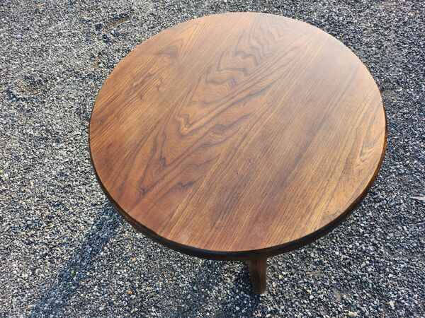 Aranjou Table basse d'appoint, Orme, France, années 1970/80