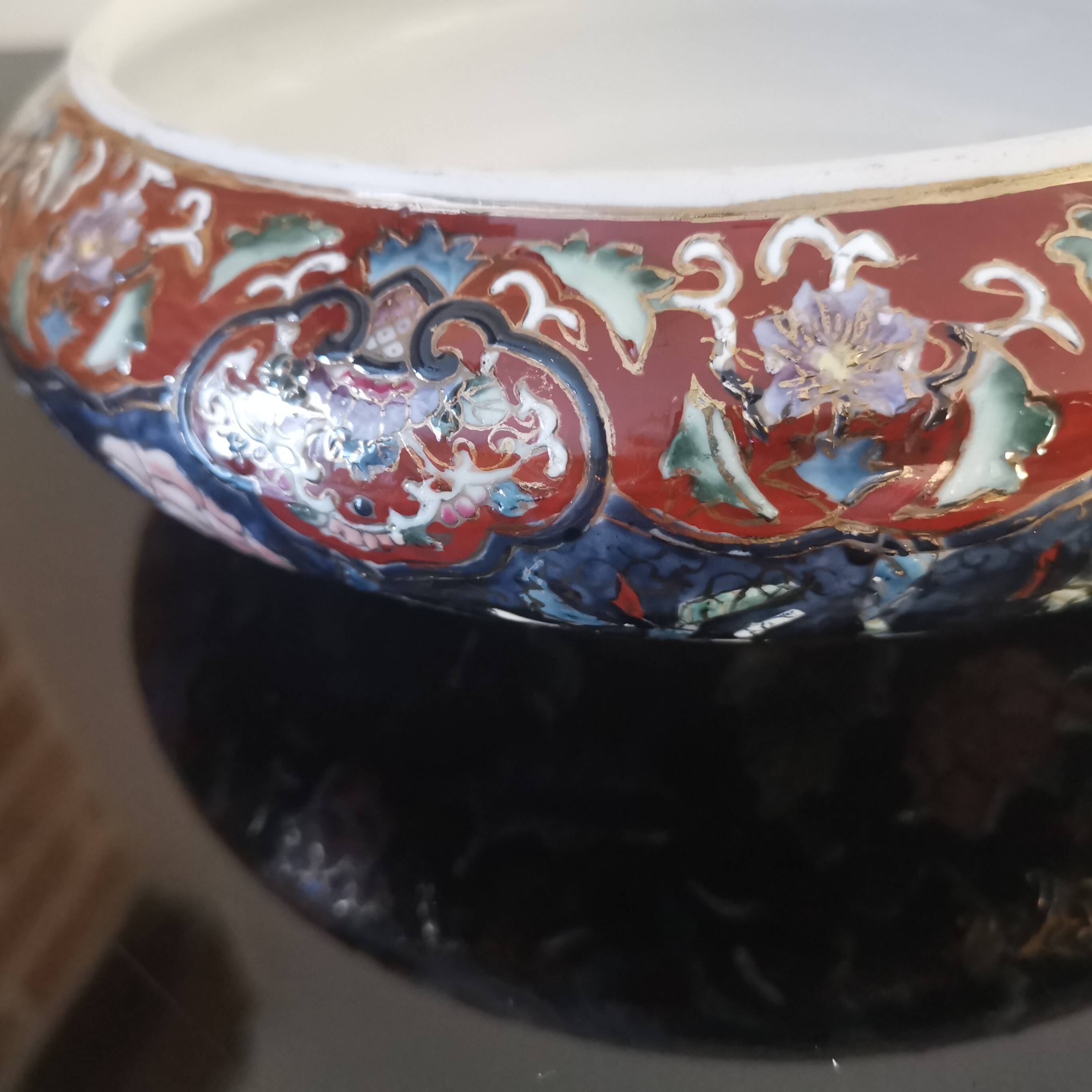 Saladier en porcelaine Chinois XXème siècle