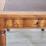 Antique walnut desk, Italy, mid-19th century
