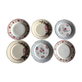 Digoin Sarreguemines dessert plates