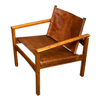 Fauteuil safari par michel arnoult 1960