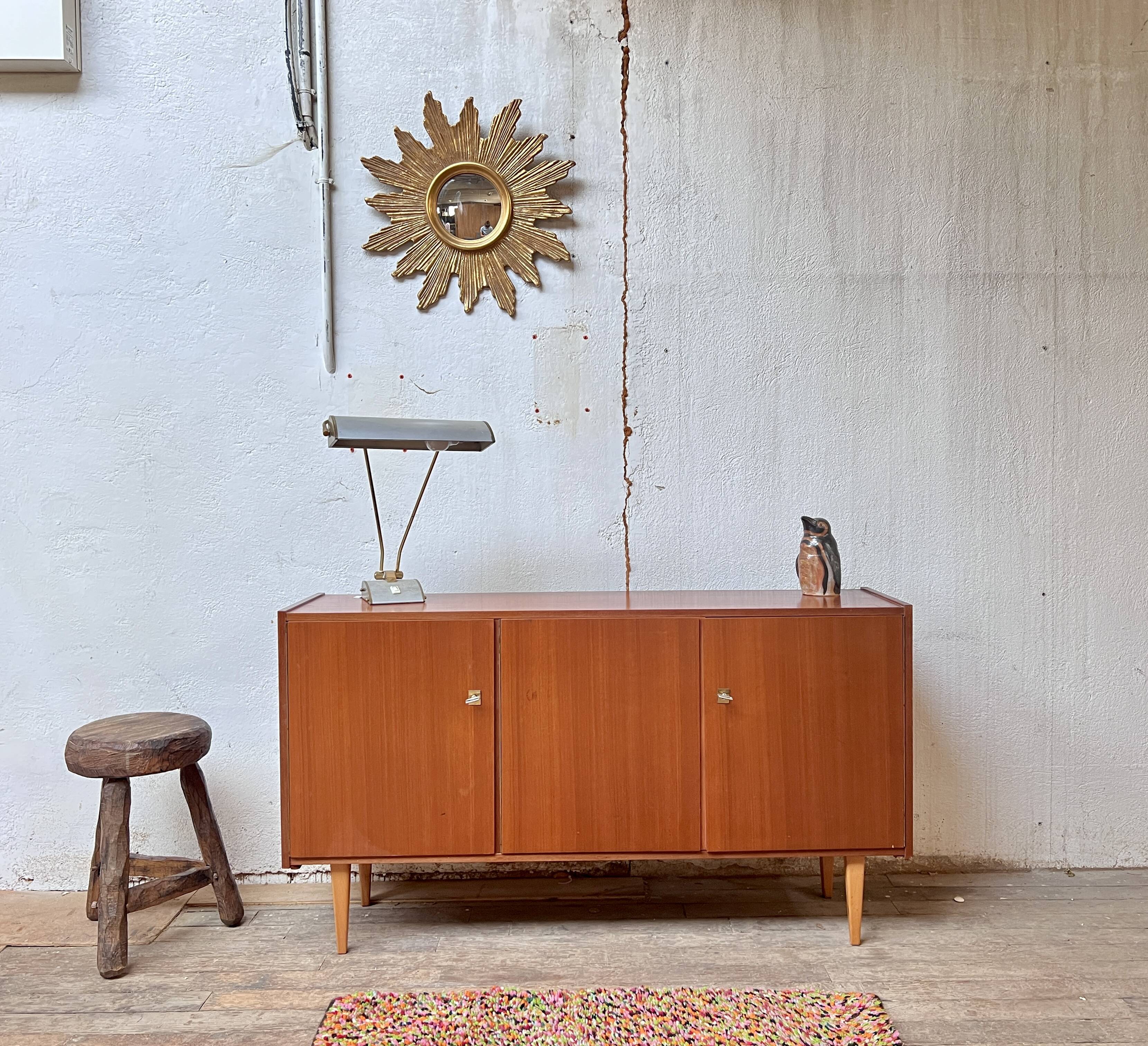 Vintage Scandinavian TV cabinet sideboard
