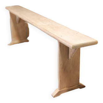 Wooden bench