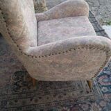Paolo Buffa Wing chair design flesh organic Italian
