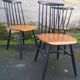 Lot of 3 chairs Fanett by Ilmari Tapiovaara 1960