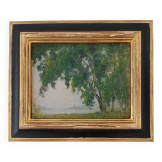 Painting by Marcel Lavollée