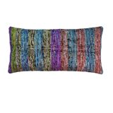 Vintage turkish kilim cushion cover , 30 x 60 cm