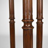 Large Neo-Gothic walnut harness, France, 19th