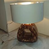 Large earthenware lamp from the 70s