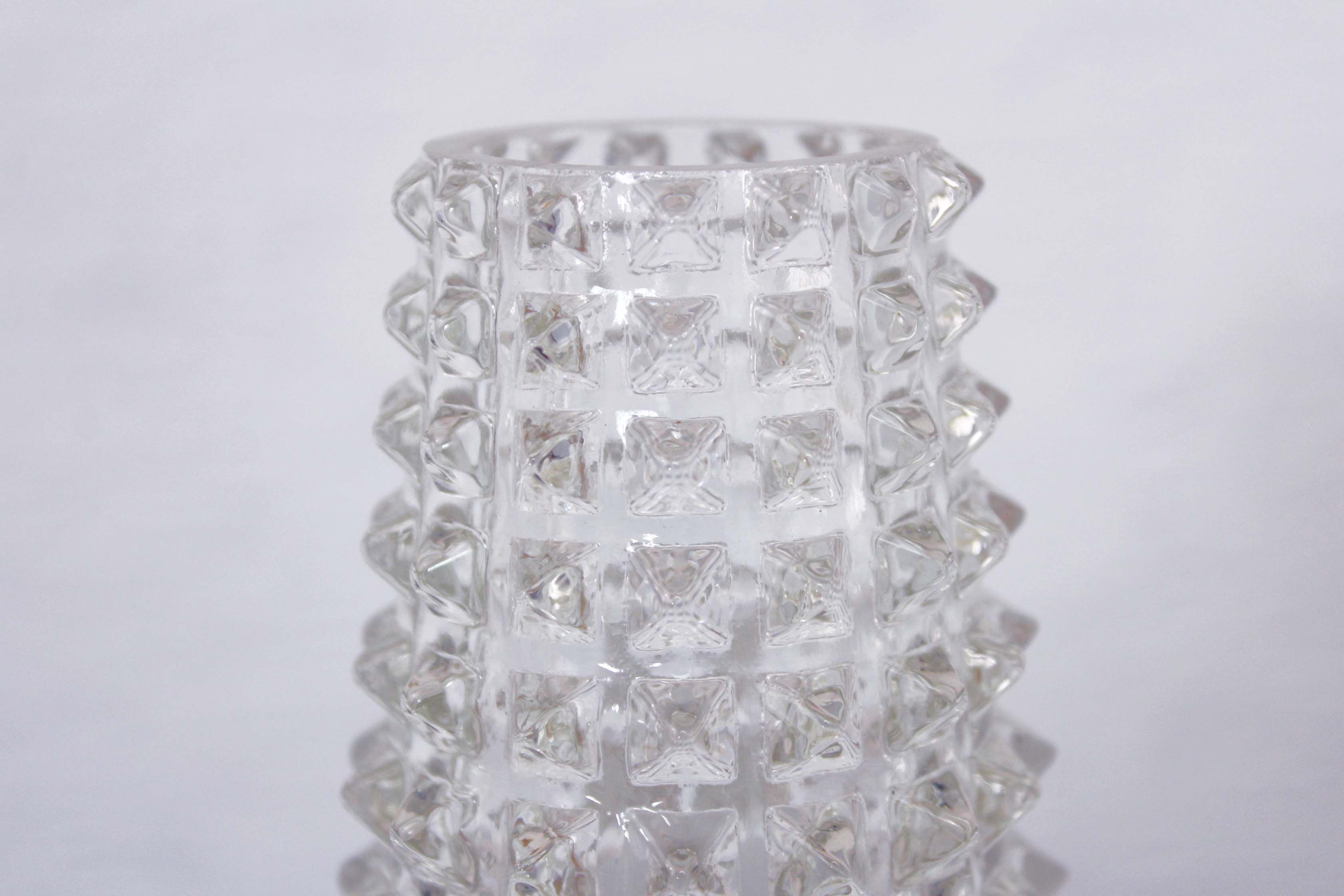 Beautiful art deco table lamp in glass and marble