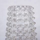 Beautiful art deco table lamp in glass and marble