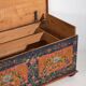 Antique trunk with floral motifs (c.1870)