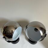 Paire d’appliques Eyeball seventies