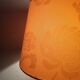 Metal wall lamp with fabric lampshade 1980