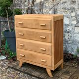 Commode art déco bois brut