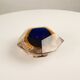 Sculptural submerged glass ashtray by Gianfranco Mandruzzato Murano 1970