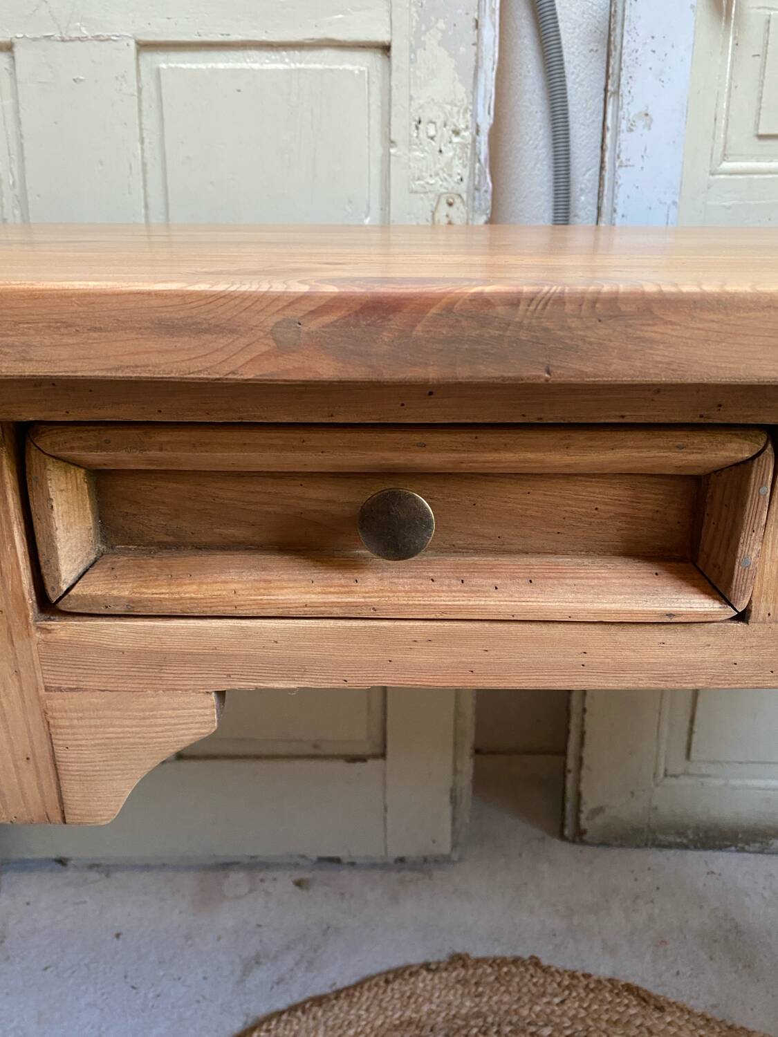 Old desk - natural patina - authentic charm