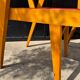 Bridge chairs with compass legs from the 1960s.