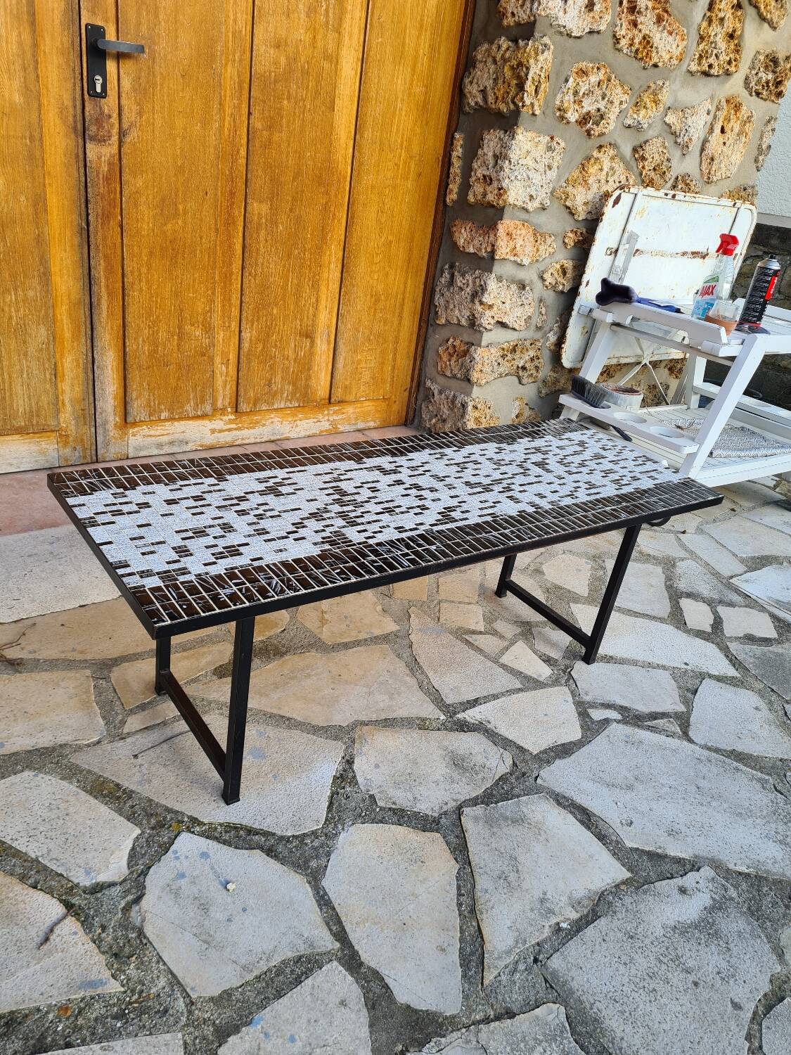 Vintage ceramic coffee table