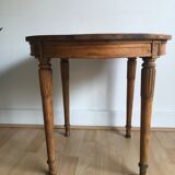 Wooden round coffee table