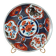 Large decorative porcelain plate – Imari red & blue style