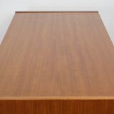 60s teak and brass chest of drawers