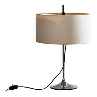 Chrome table lamp by Frank Betler for Wila