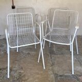 Lot of 4 chairs Emu vintage garden 1960-80's