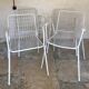 Lot of 4 chairs Emu vintage garden 1960-80's