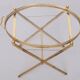 small Brass folding serving tray table 1970 France