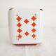 Cendrier cube en céramique Napoléon Aigle Rouge – Cendrier publicitaire