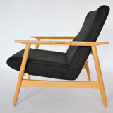 Pair of armchairs Ąžuolas by Valerija EMA Cukermanienė for Vilniaus Baldų Kombinatas, 1968