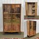 Art Deco mirrored cabinet from the 1950s in beech