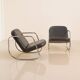 Paire de fauteuils lounge "Rocking chair" 60's