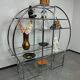 Mid-century design tubular steel shelf